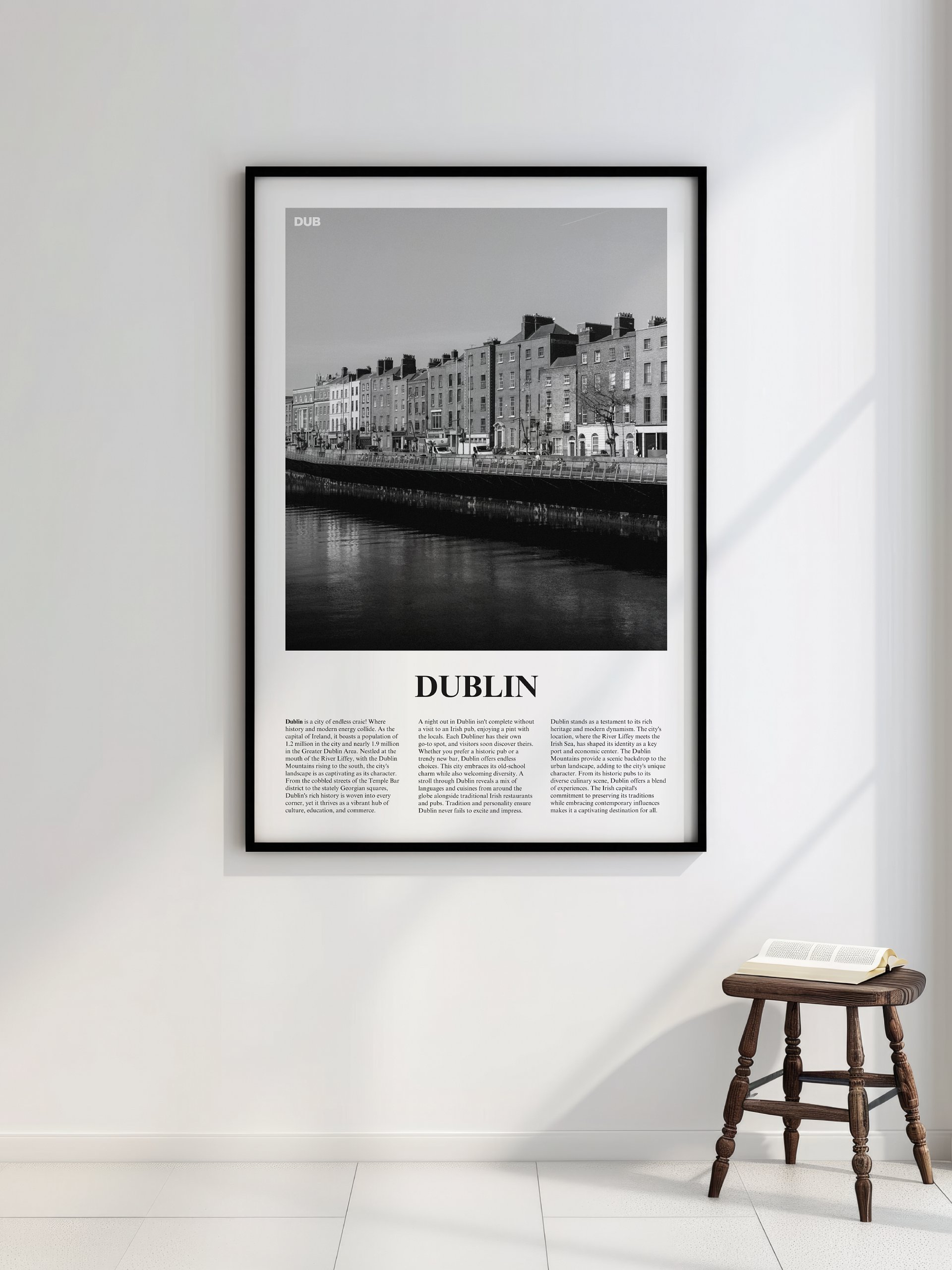 Dublin 03 Newspaper Poster | Framed product image (7)