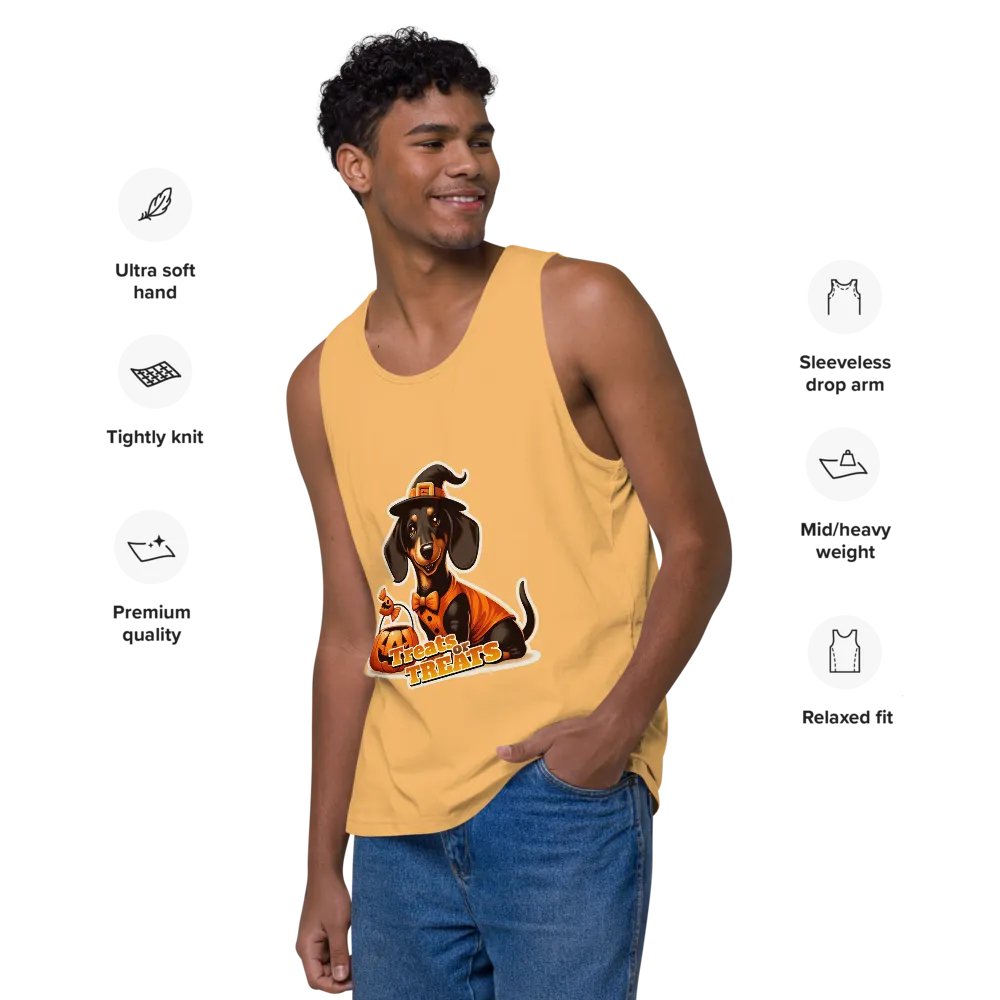 Dachshund Treat Halloween - Tank product image (12)