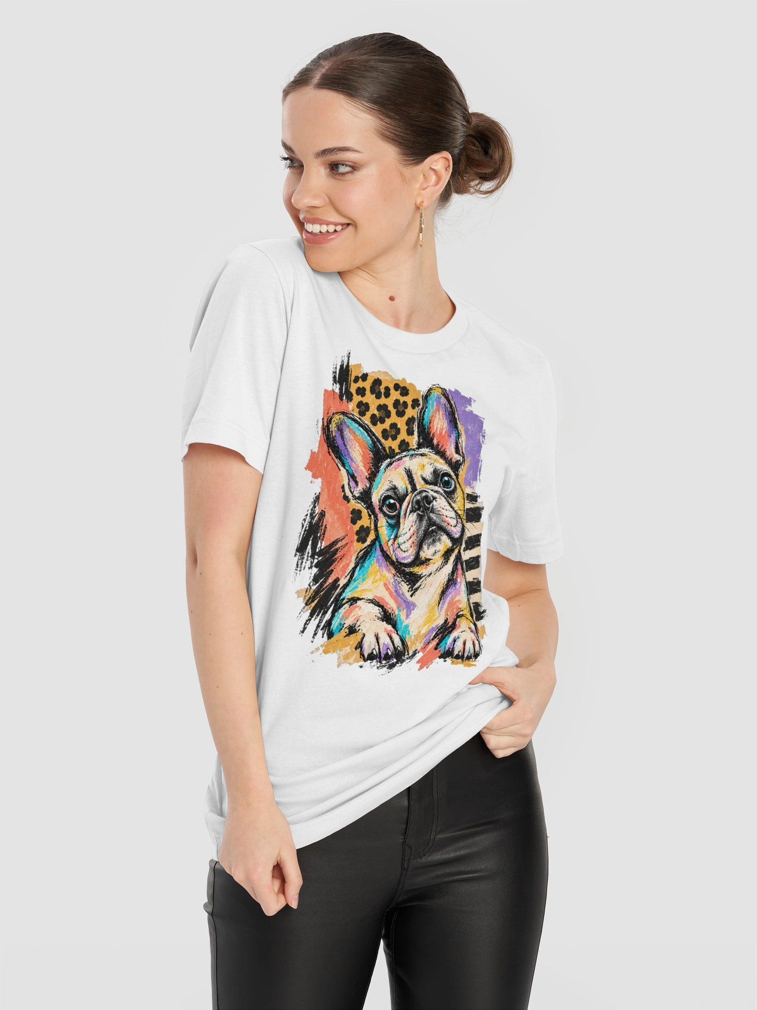French Bulldog Portrait T-Shirt product image (9)