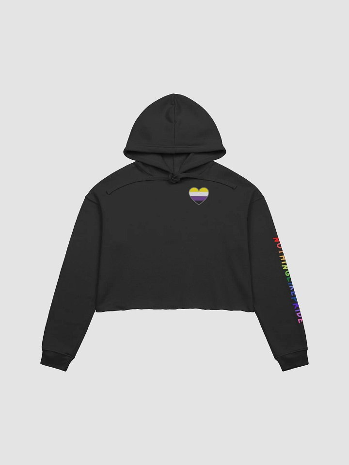 Nonbinary Pride Cropped Hoodie product image (3)