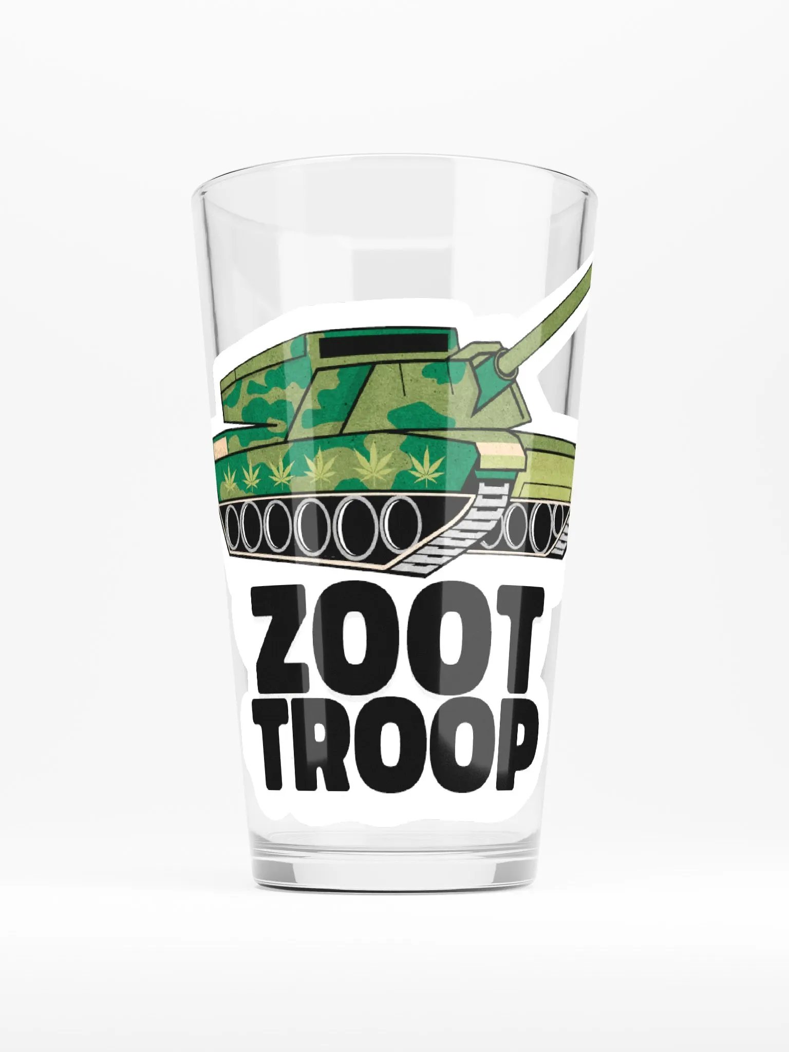 Zoot Troop Leafless large logo glass product image (1)