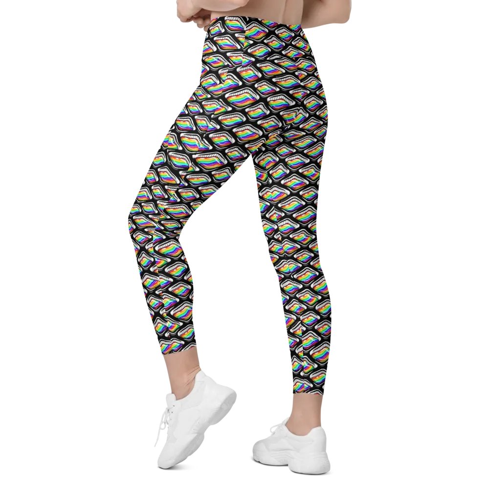 Rainbow Squares Pocket Legging product image (8)