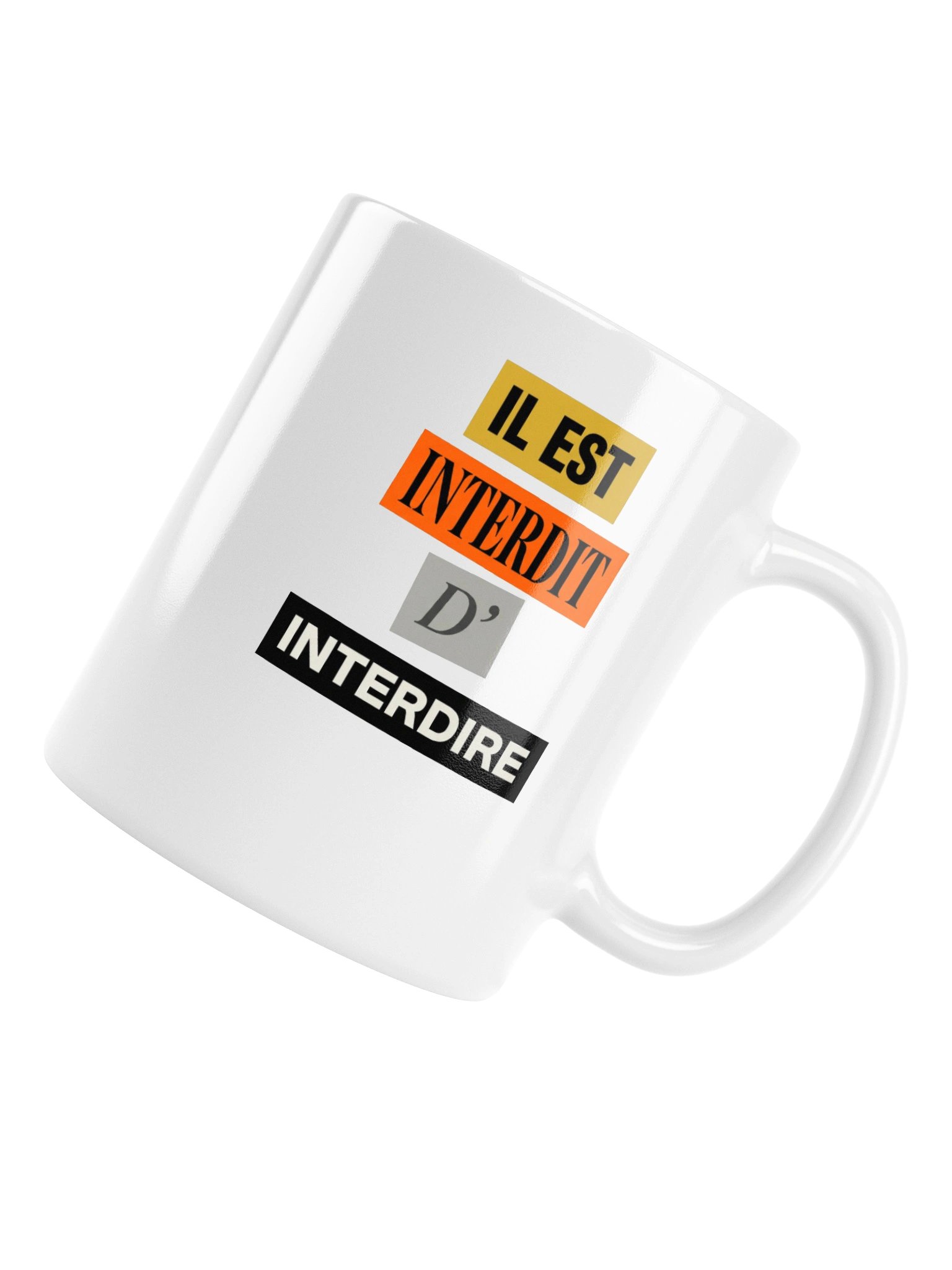 Art2Wear — Il est Interdit d'Interdire — Ceramic Mug product image (17)