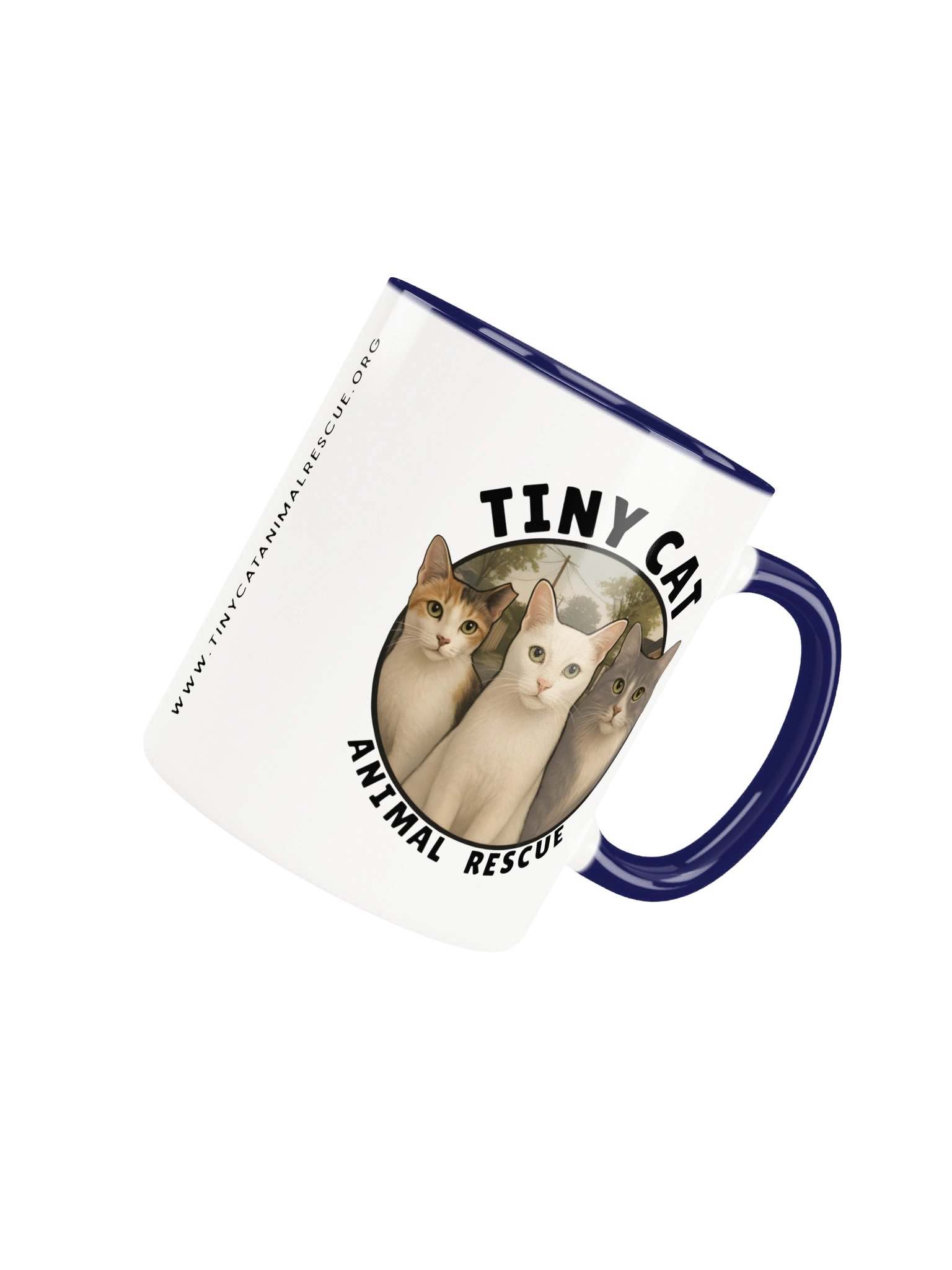 Tiny Cat Logo Two-Tone Mug product image (4)