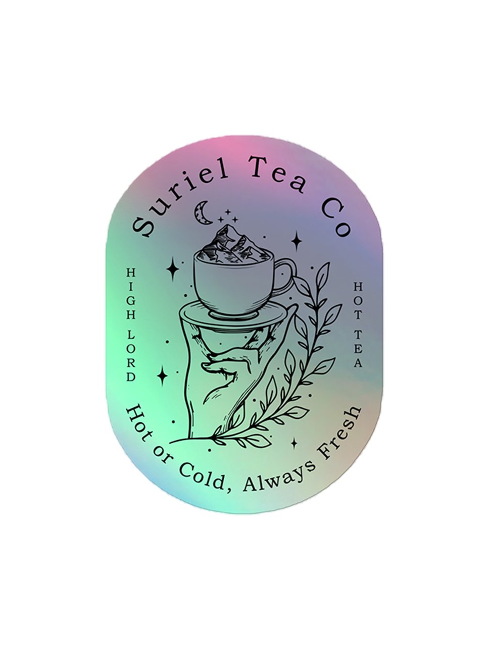 Suriel Tea Co Holographic Sticker 1W1 product image (1)