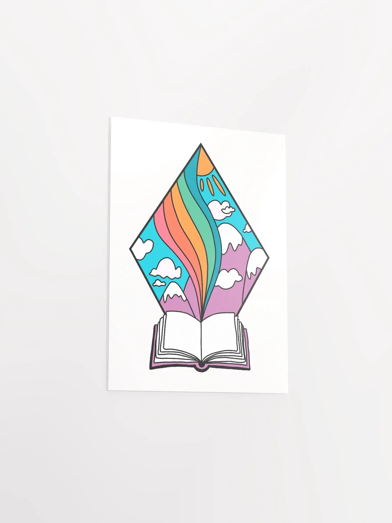 Books Open Your World Up Art Print product image (19)