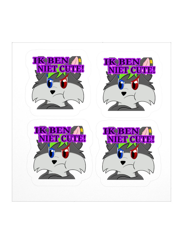 Ik ben niet cute stickers product image (1)