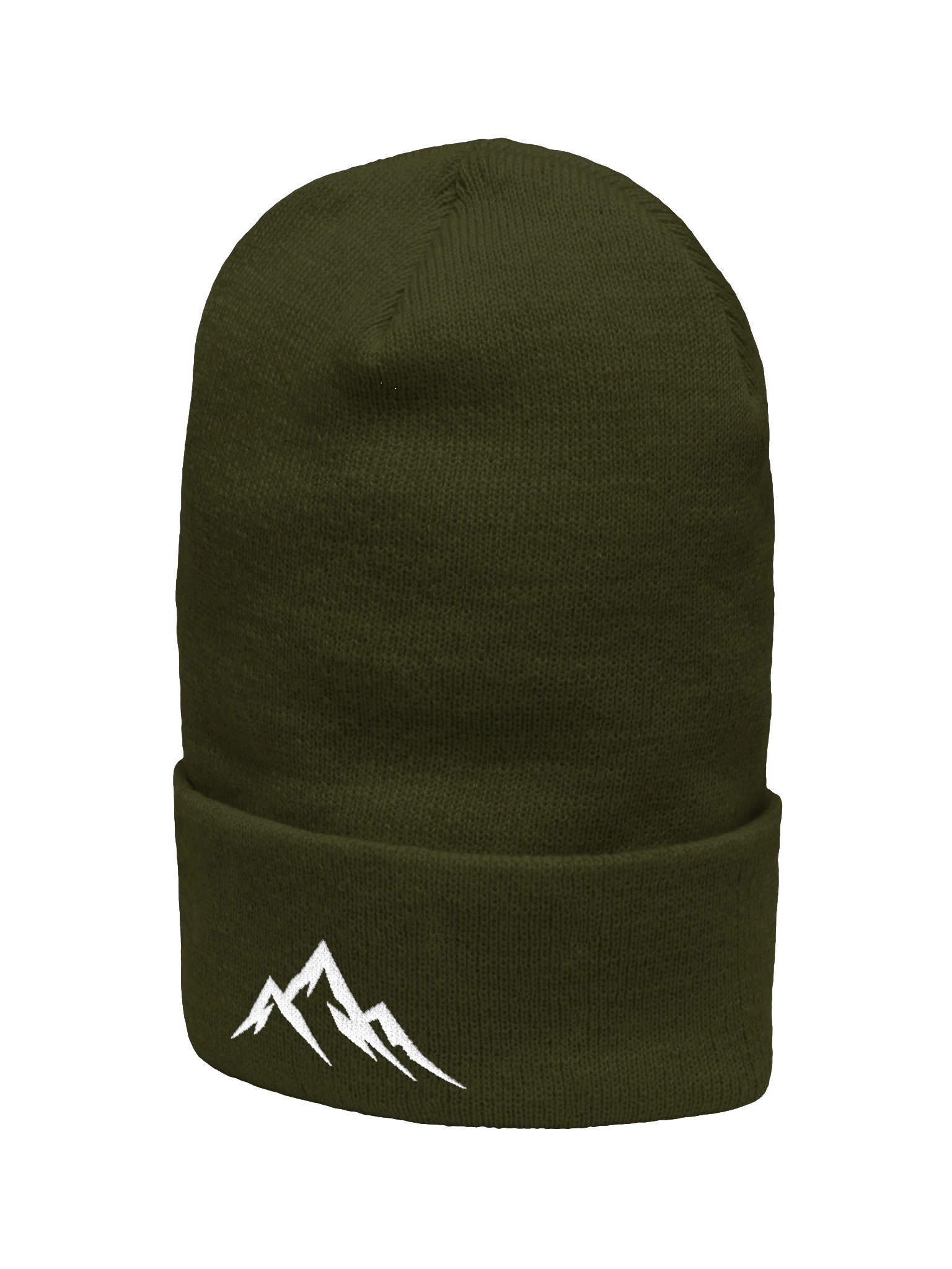 ORLUMIQ Signature Mountain Beanie | Embroidered Cuffed Knit Winter Hat product image (2)