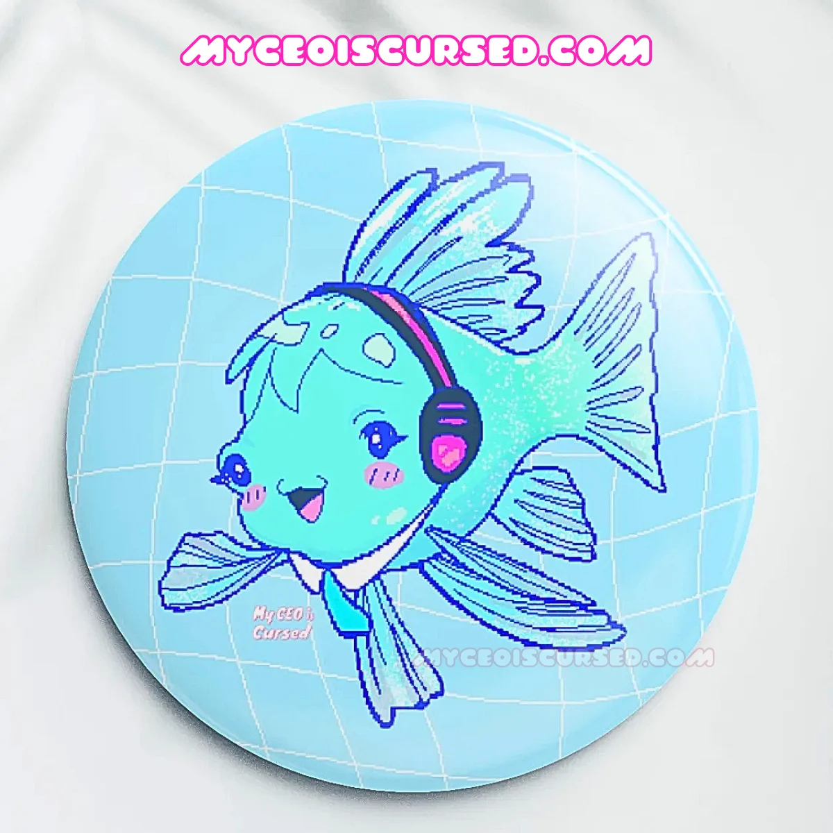 Seaku Glossy Button Badge 🐟 product image (1)