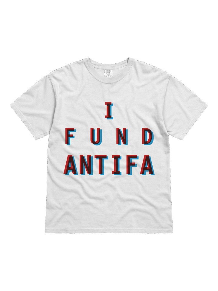 I FUND ANTIFA Red Blue Shirt product image (1)
