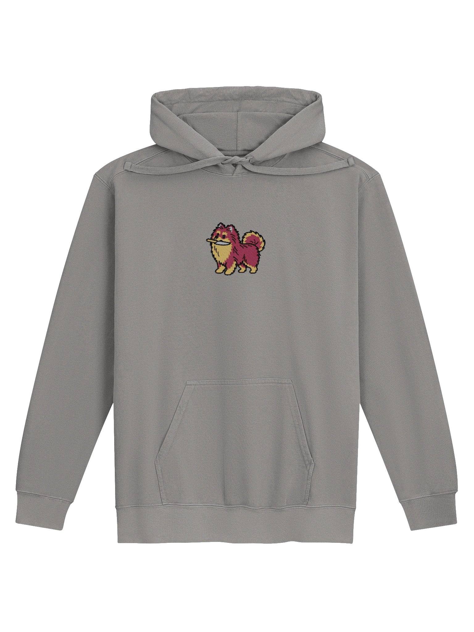 Funny Chibi-Style Pomeranian(Chocolate) Embroidered Premium Hoodie product image (33)