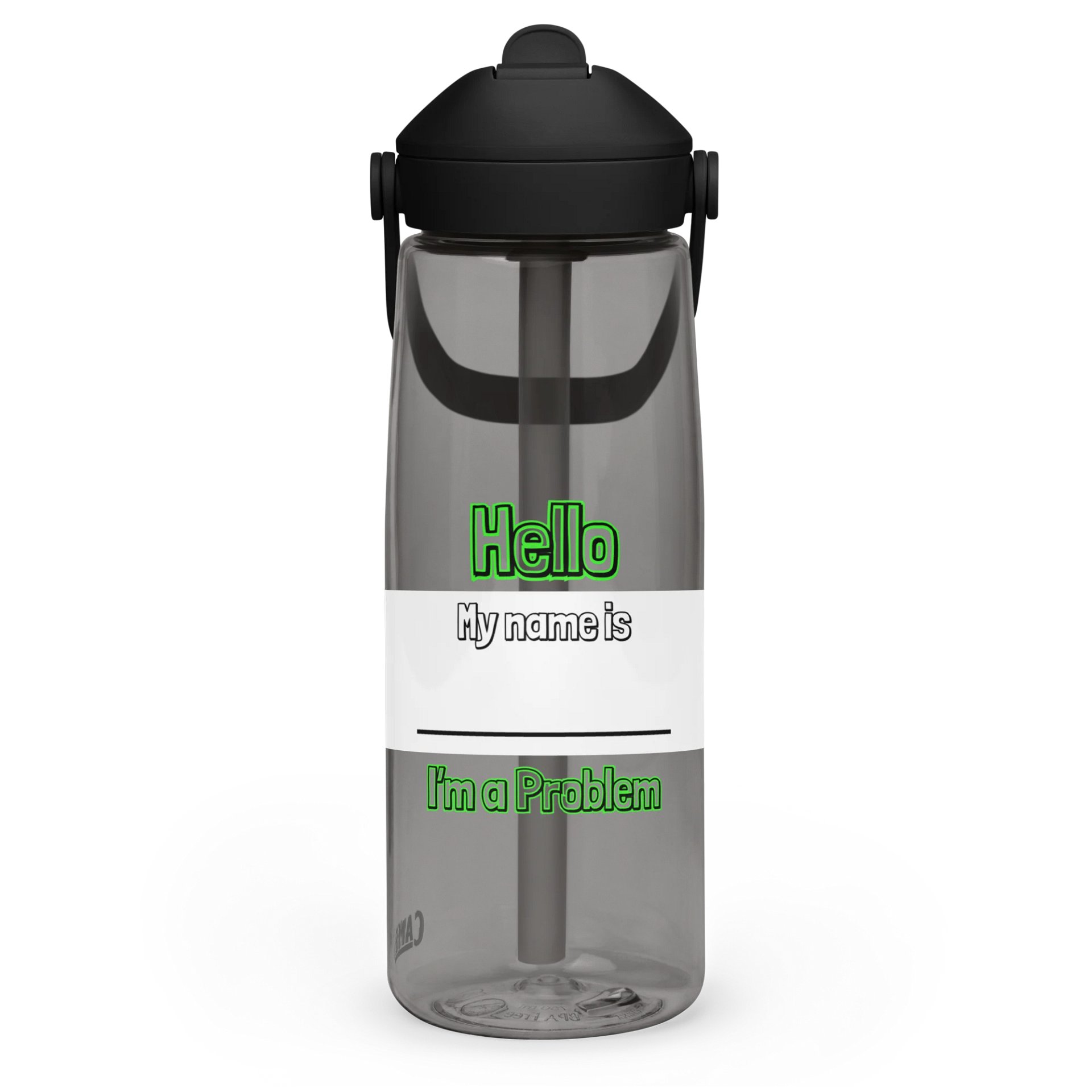 "Hello, I'm a Problem" Sticker Water Bottle product image (3)