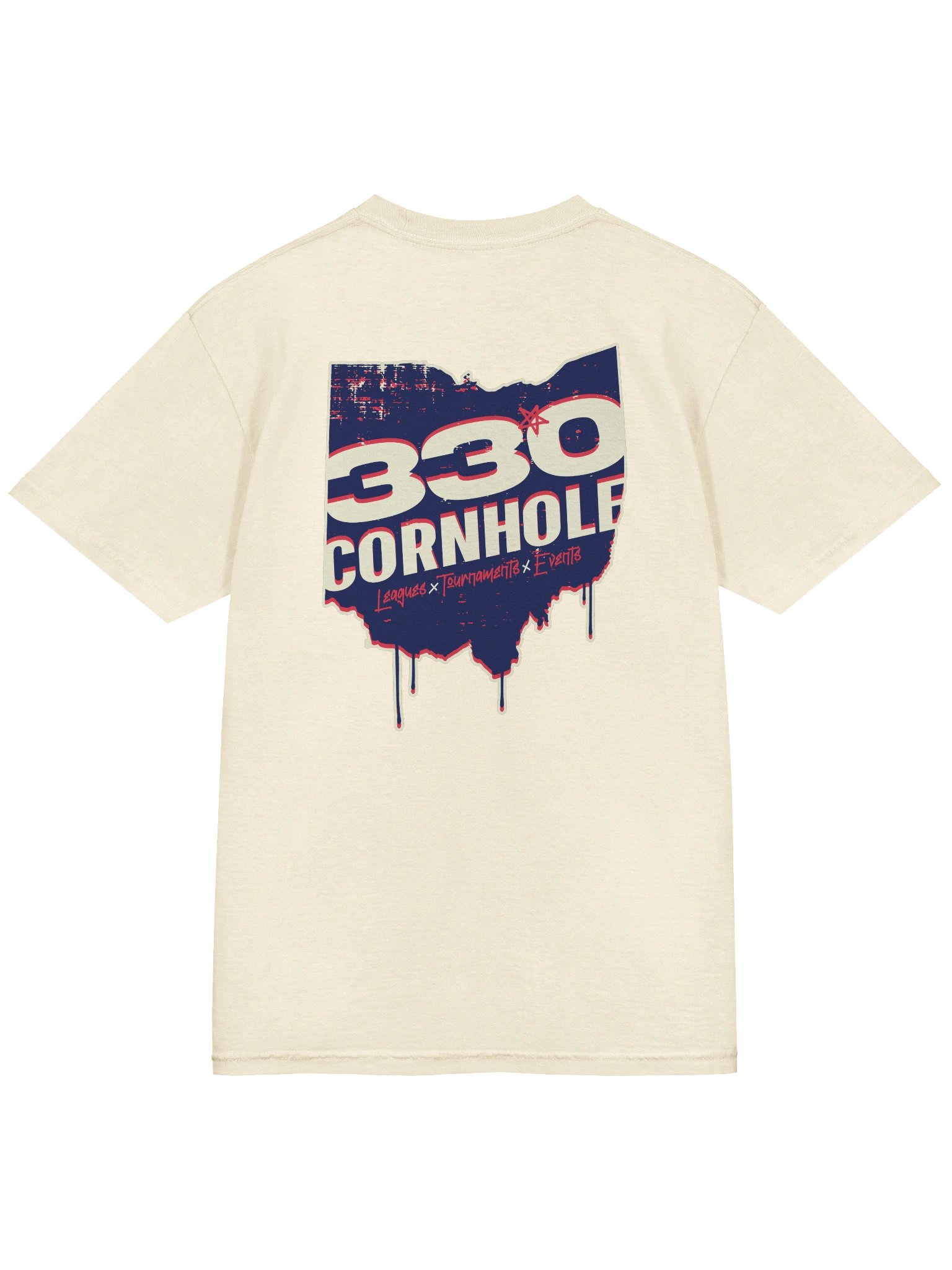 Comfort Colors 330 Cornhole Vintage Unisex Tee - Back Logo product image (63)
