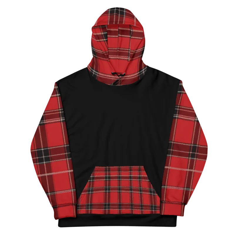 Red Tartan Brit Artz Hoodie product image (9)