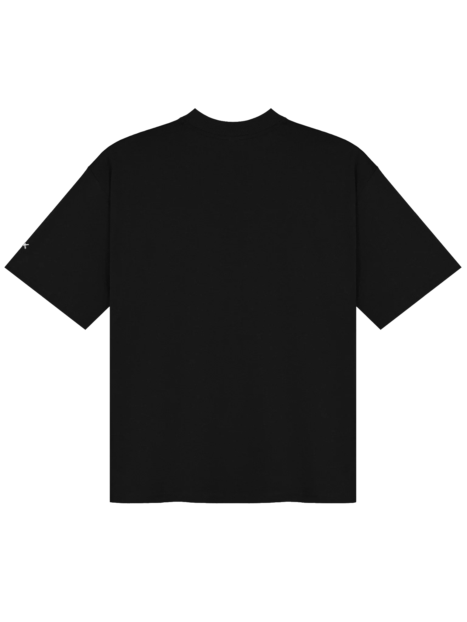 FMB ∣ JETLAG DINO Left Chest Embroidered Oversized Tee Black product image (2)