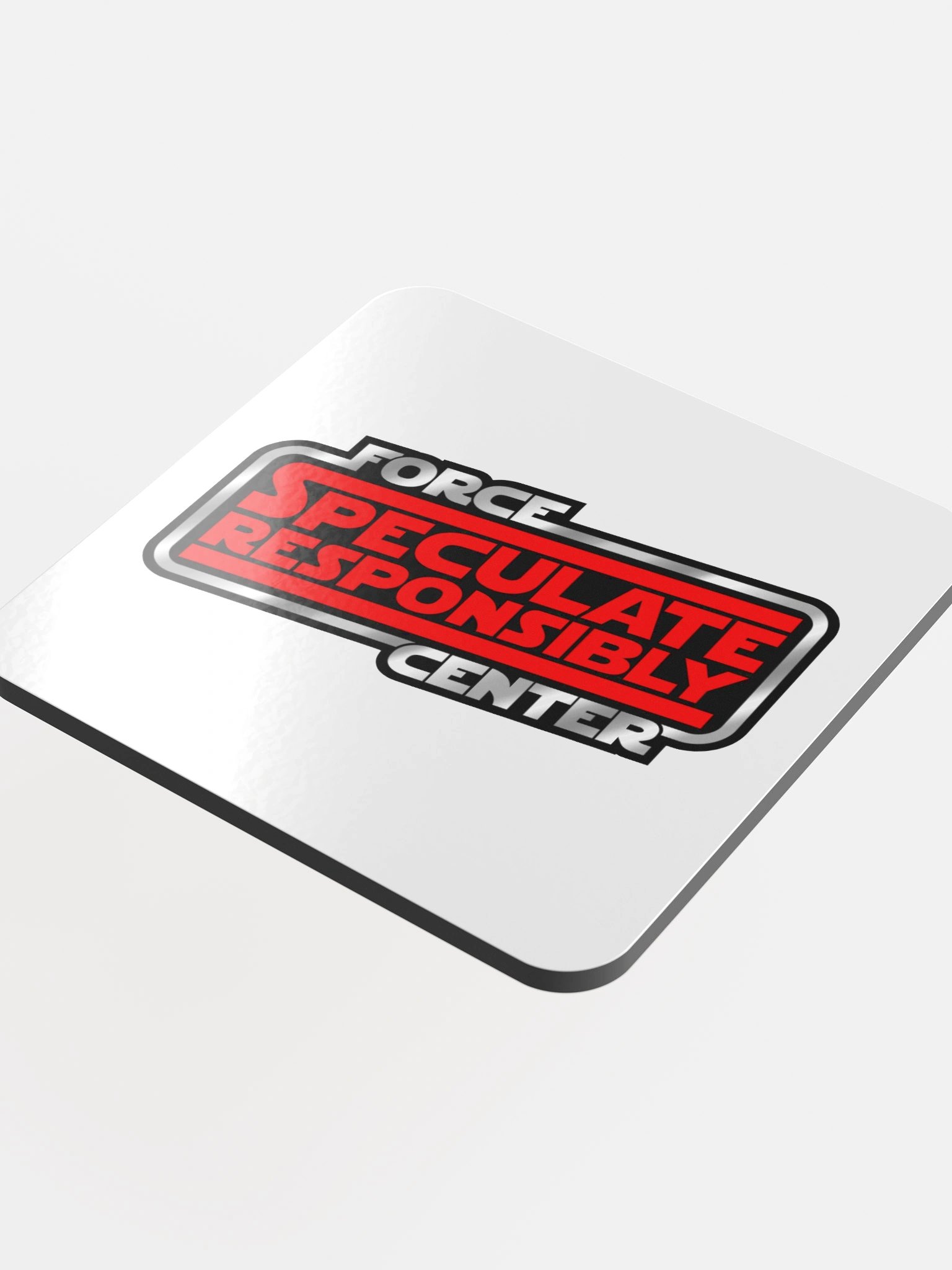 ForceCenter Speculate Responsibly Drink Coaster product image (4)