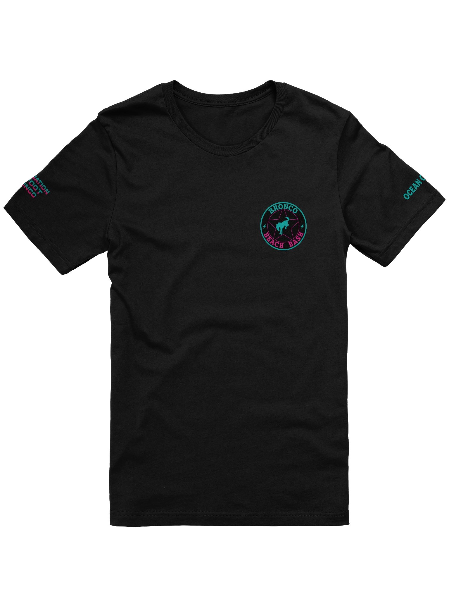 2025 Bronco Beach Bash Ocean City / Destination Bigfoot Bronco Collab | Bella + Canvas Supersoft T-Shirt (Multiple Colors Available) product image (2)
