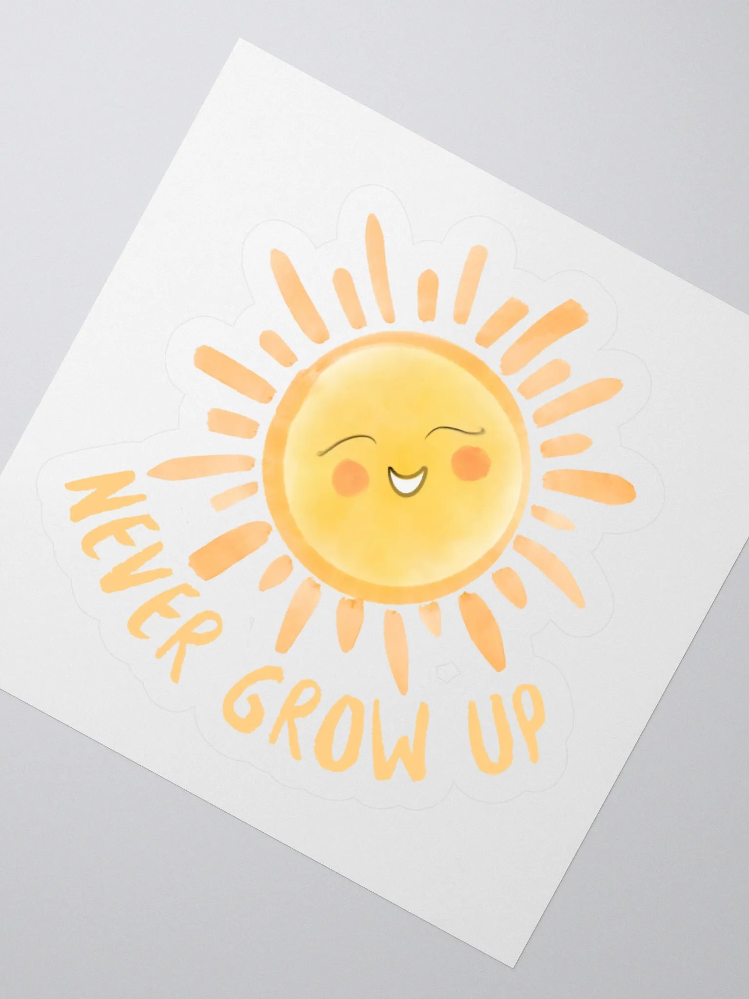 Happy Sun Bubble-Free Stickers product image (5)