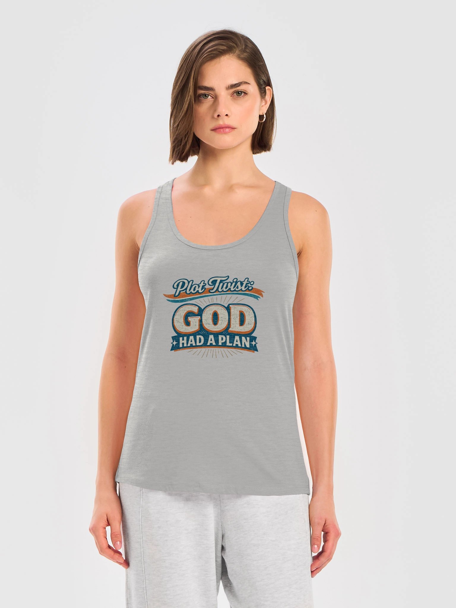 Plot Twist: God Had a Plan Racerback product image (13)