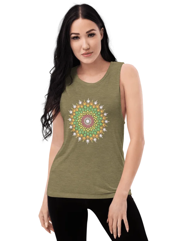 Pastel Dot Mandala Tank Tote product image (2)