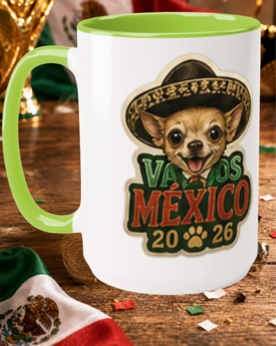 Vamos México 2026 Frank Game Day Mug product image (2)