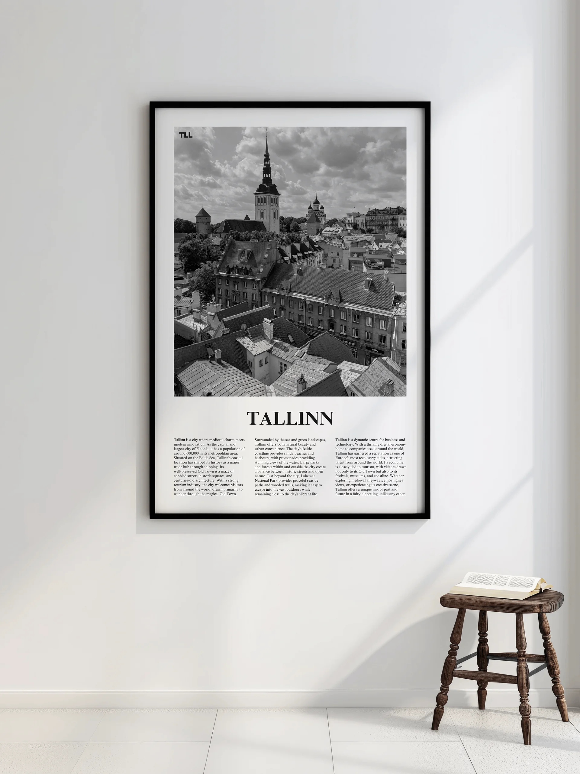 Tallinn 01 Newspaper Poster product image (2)