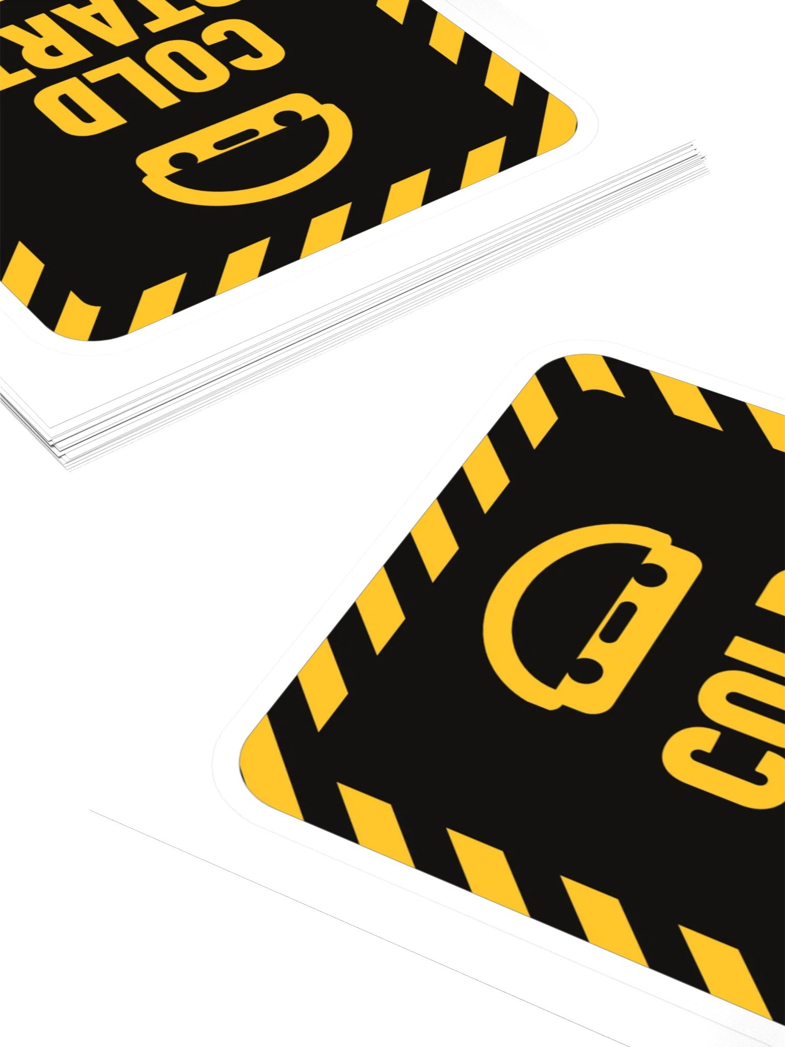 Cold Start Hazard Tag Sticker product image (4)