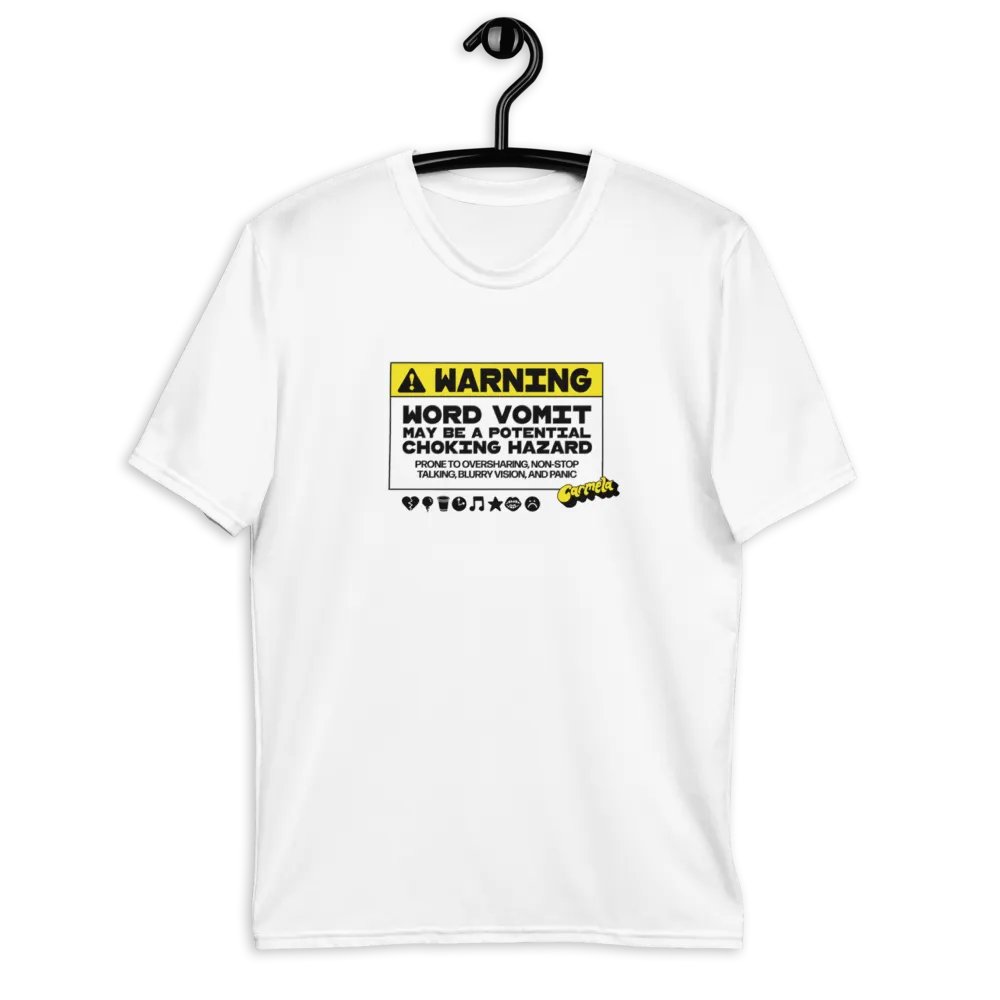 Warning! Word Vomit T-Shirt product image (2)