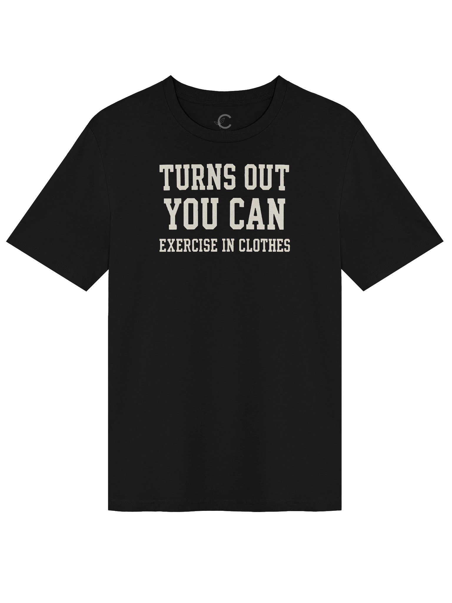 Good Clean Fun: "Exercise In Clothes" Organic T-Shirt product image (2)