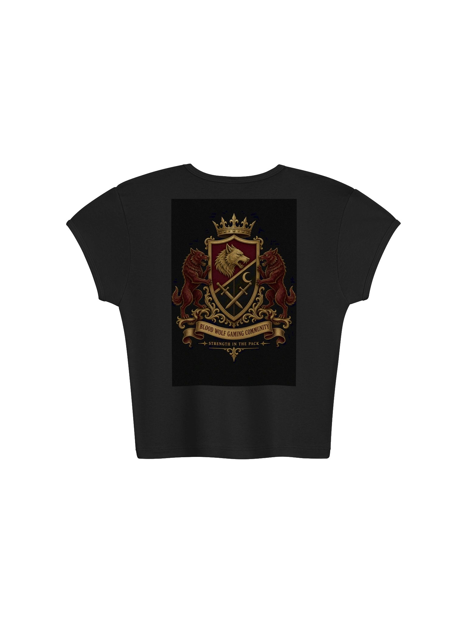 Fueled by Coffee Wolf Baby Tee product image (6)