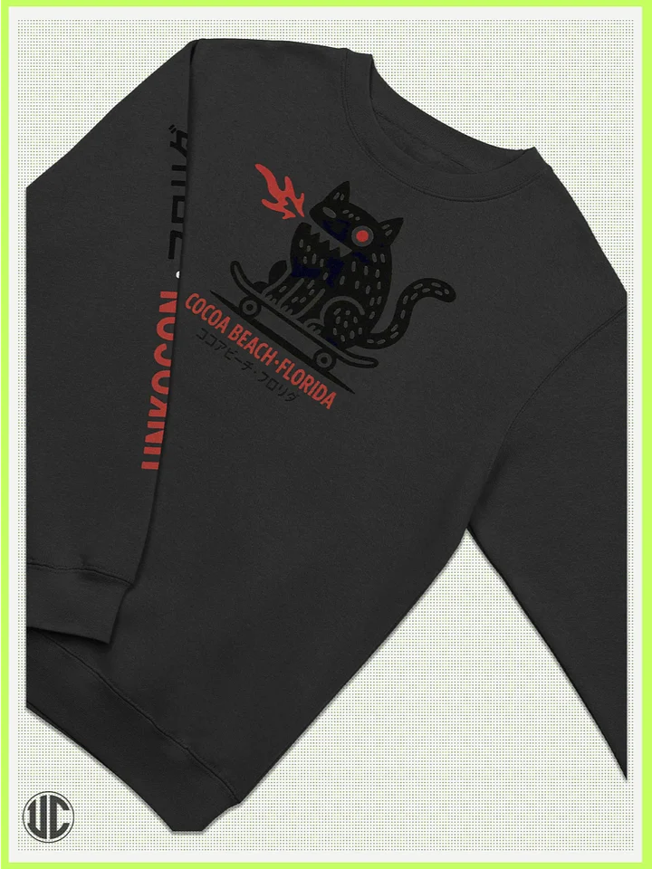 UnkoCon – Cocoa Beach FL Skater Crew Neck Sweatshirt product image (4)