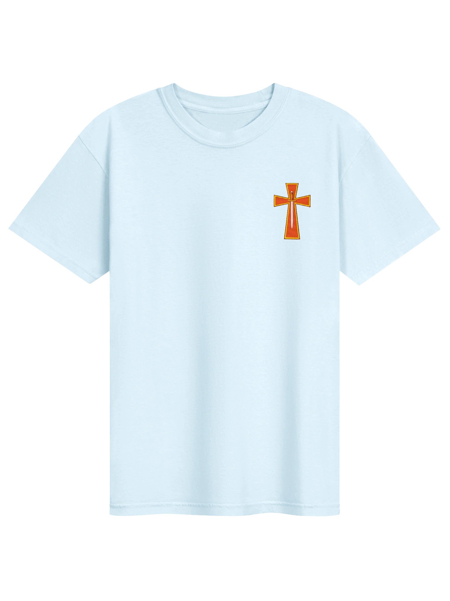 Embroidered Red Cross Heavyweight Tee product image (1)