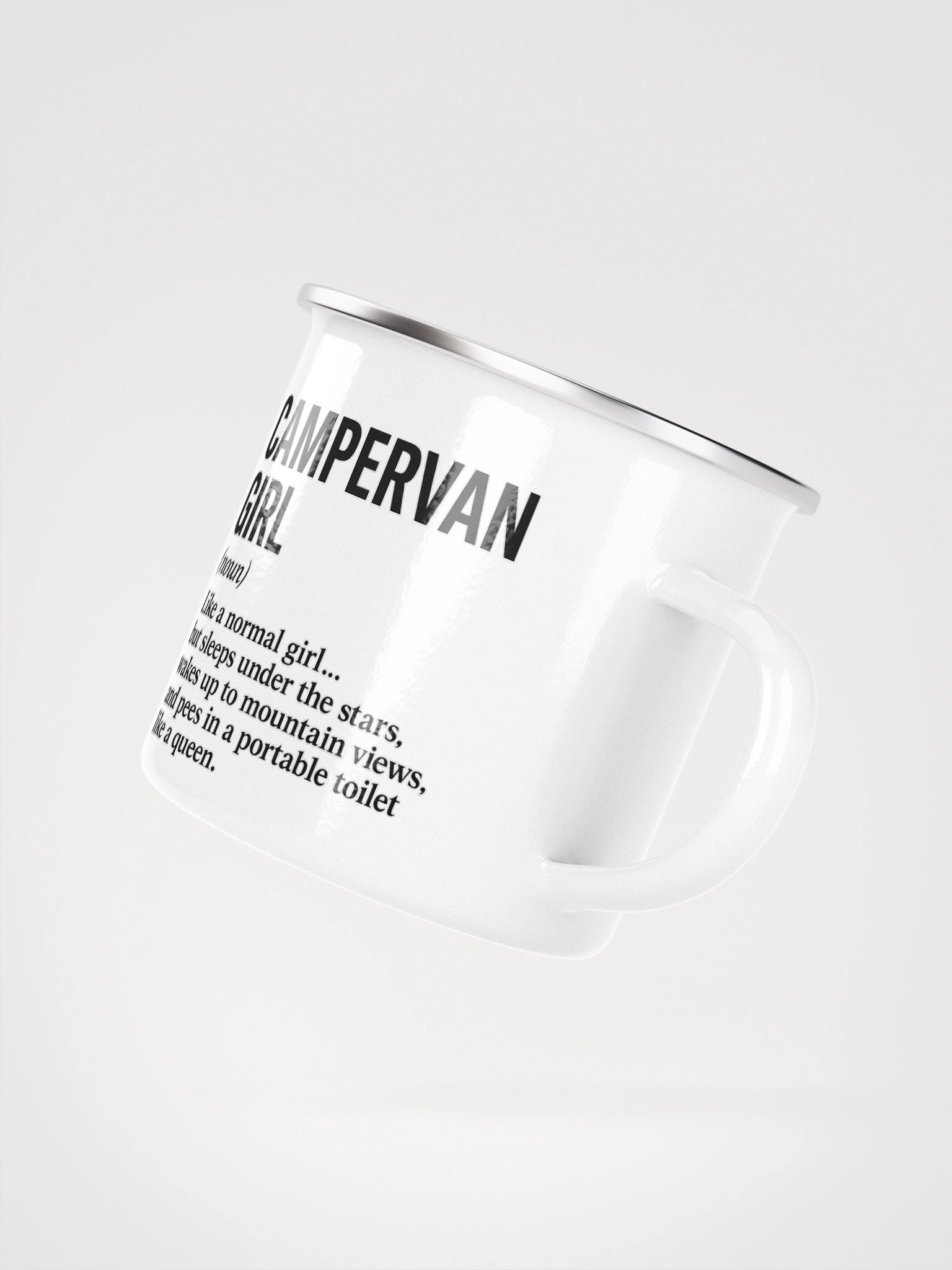 Campervan Girl - Enamel mug product image (3)