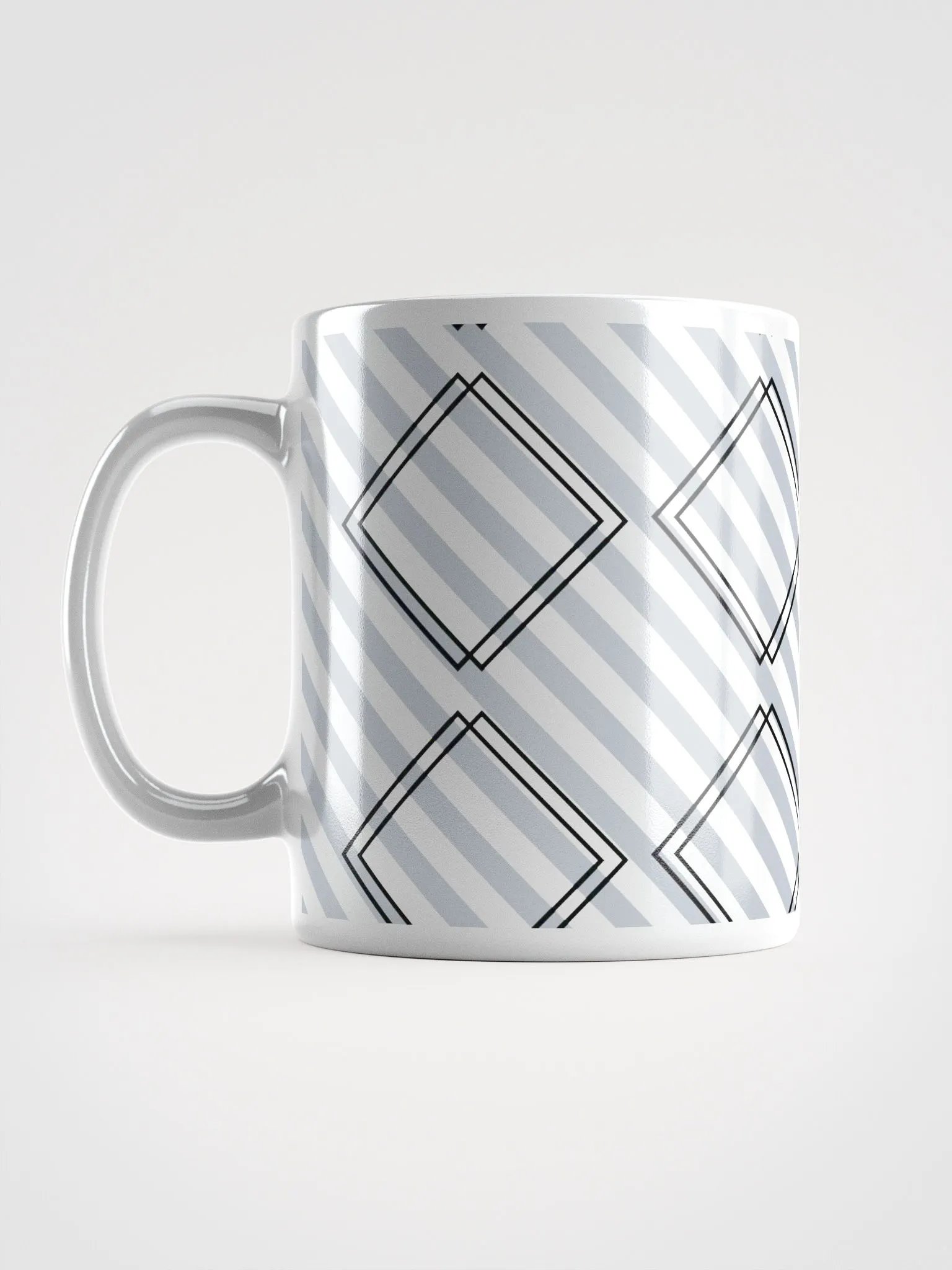 Double Diamonds And Stripes - White Mug product image (17)