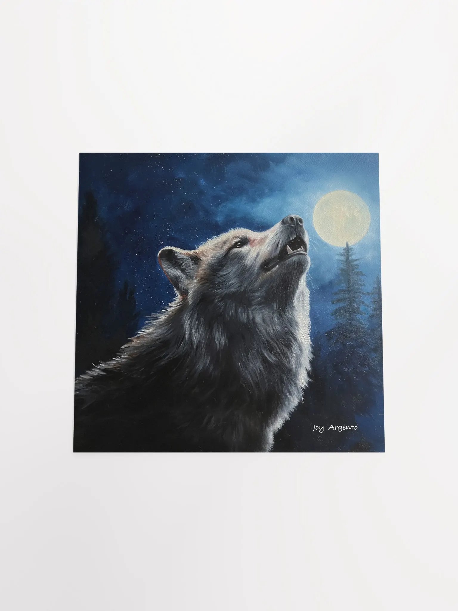 Wolf and the Moon Print product image (4)