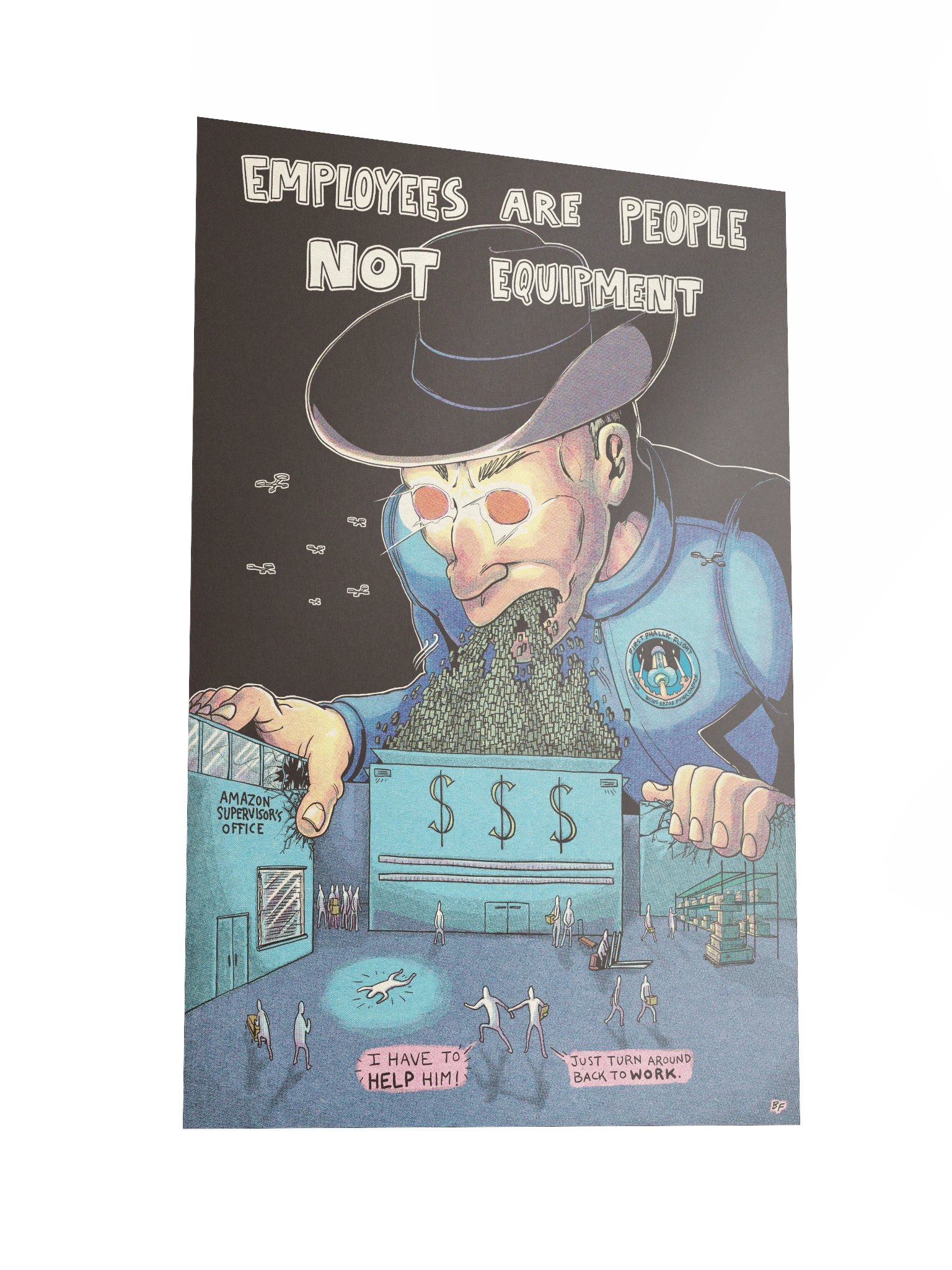 "Amazon Is A Deathtrap" Print product image (2)