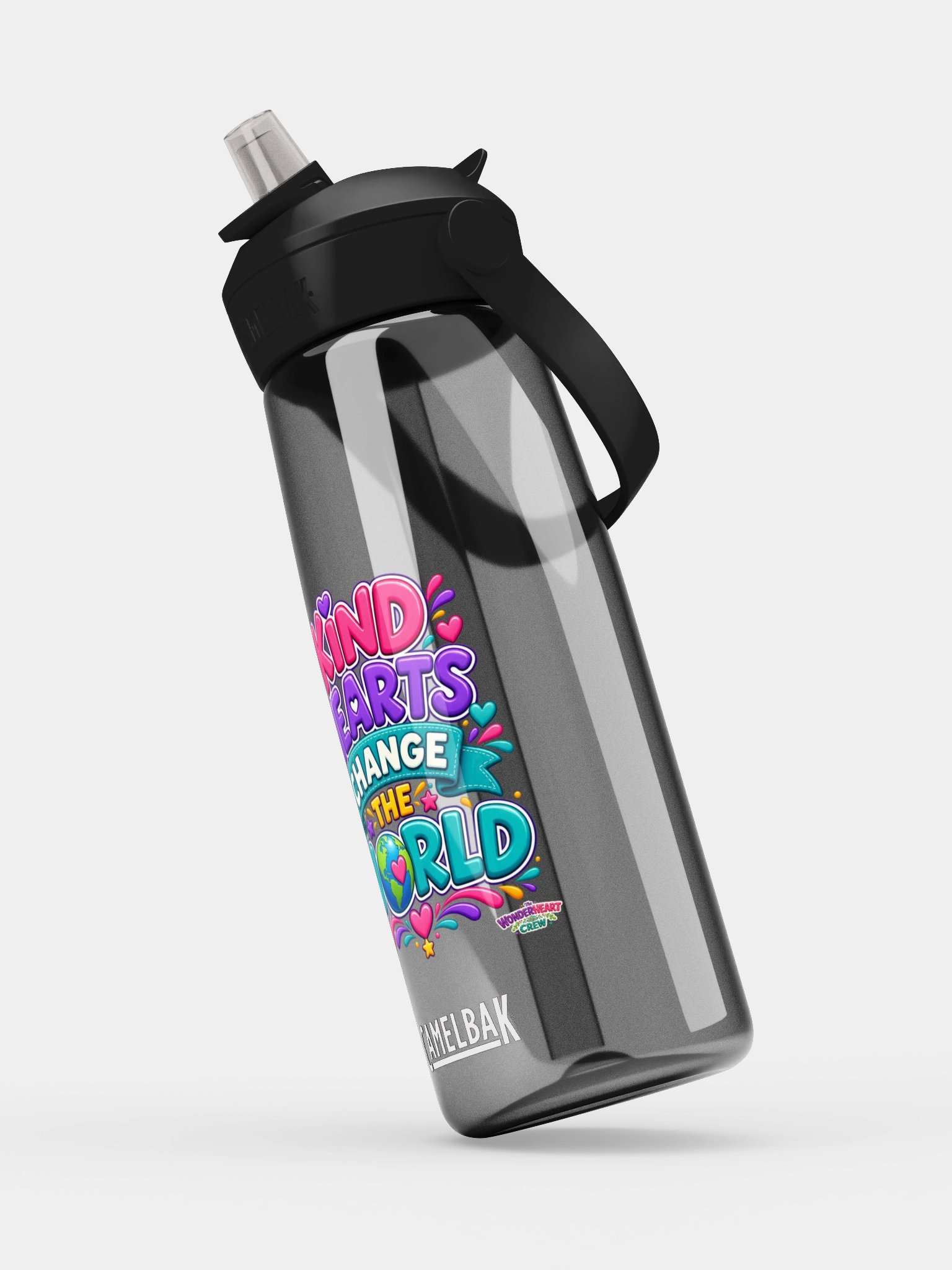 CamelBak Thrive® Flip Straw Inspirational Water Bottle - Kind Hearts Change the World. product image (2)