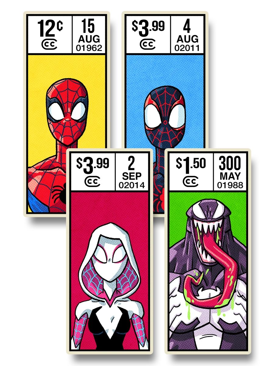 Spider Family Sticker Pack product image (1)