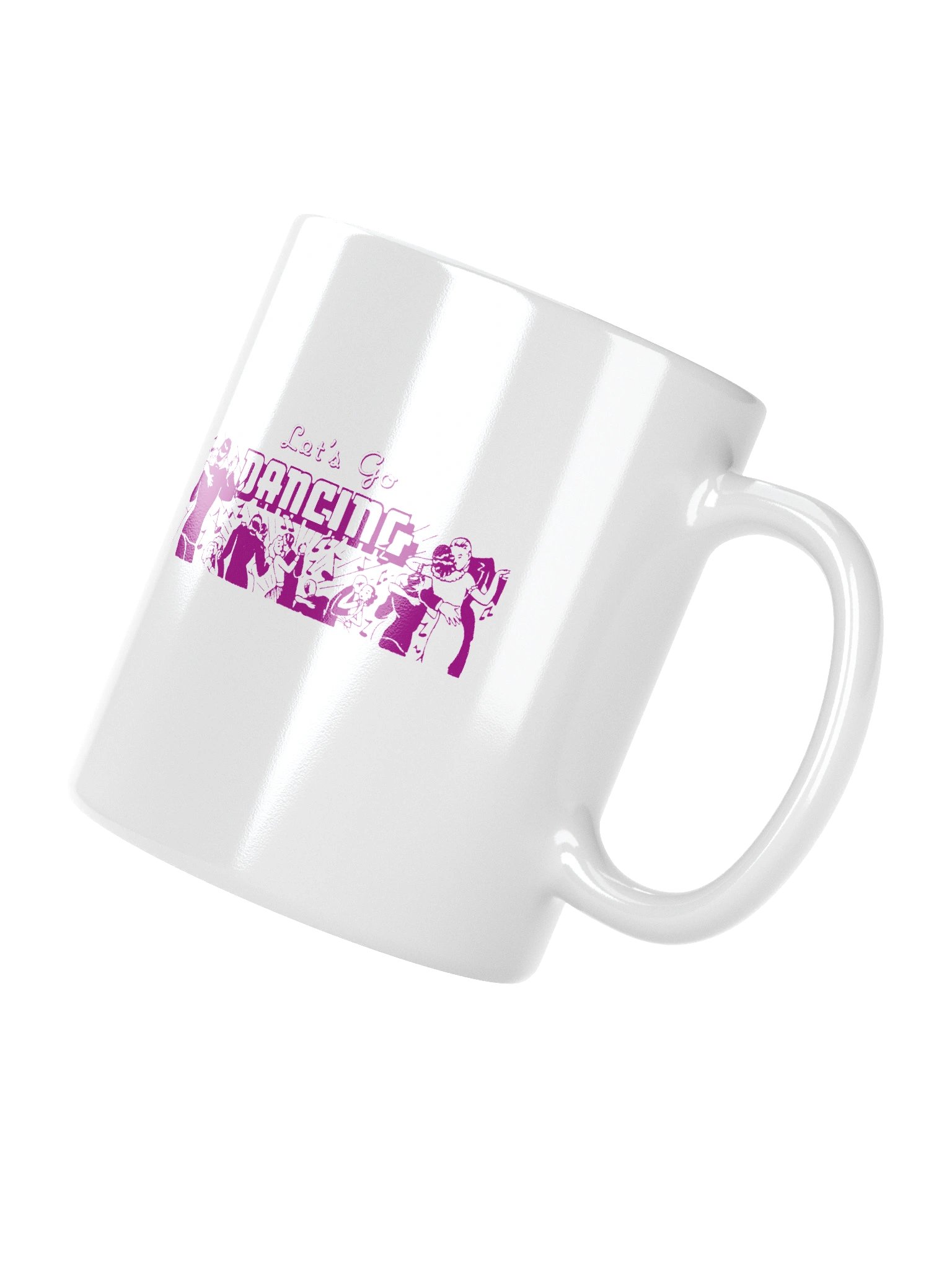 'Let's Go Dancing' White Mug product image (8)
