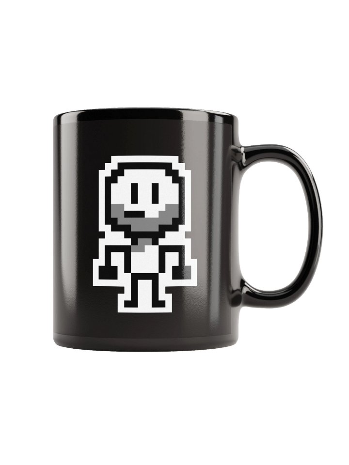 Pixel-Art Verzee Black Mug product image (1)
