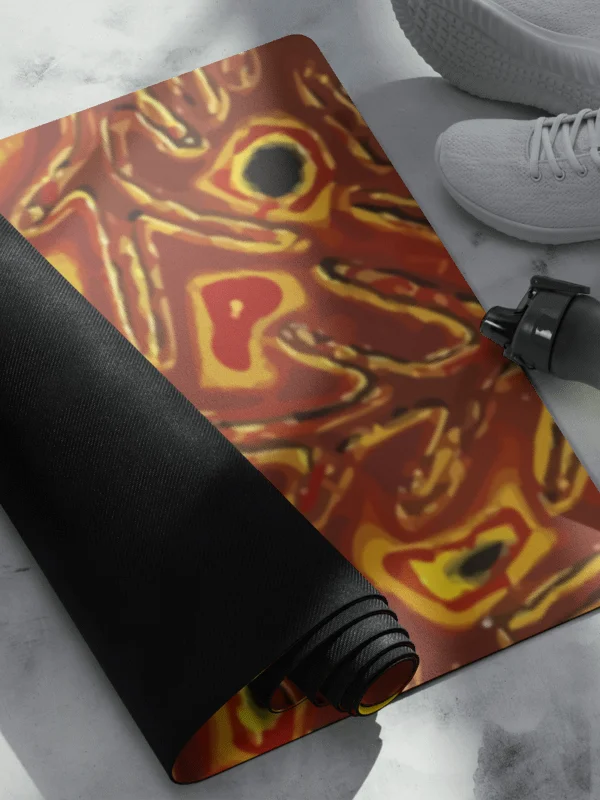 Japanese Fiery Abstract Yoga Mat product image (2)
