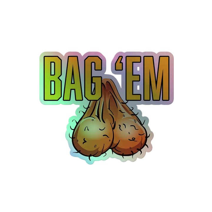 b1azed Bag 'Em vinyl stickers – durable designs for every surface product image (2)