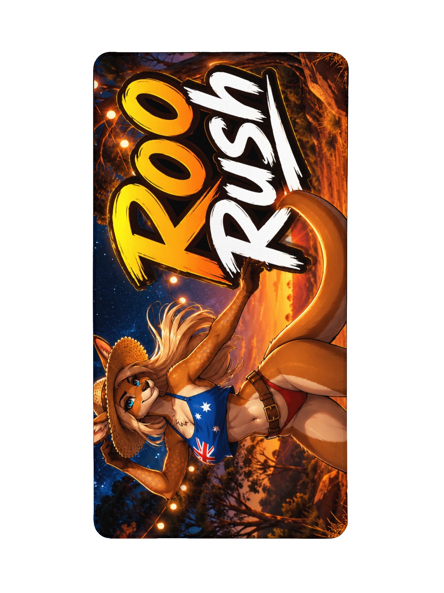 Roo Rush — DJ Frostfur Deskmat product image (2)