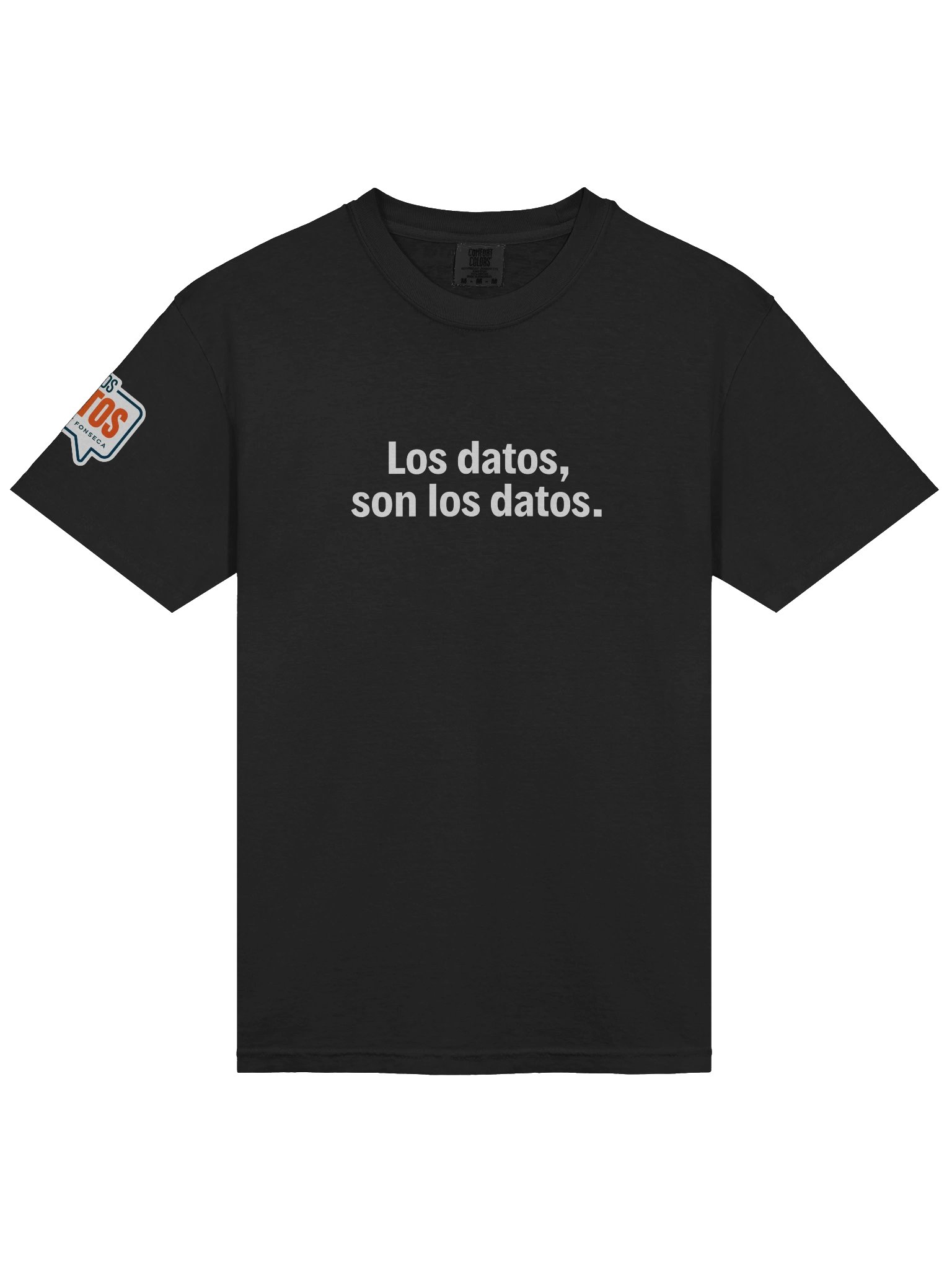 Los datos son los datos camisa negra product image (3)