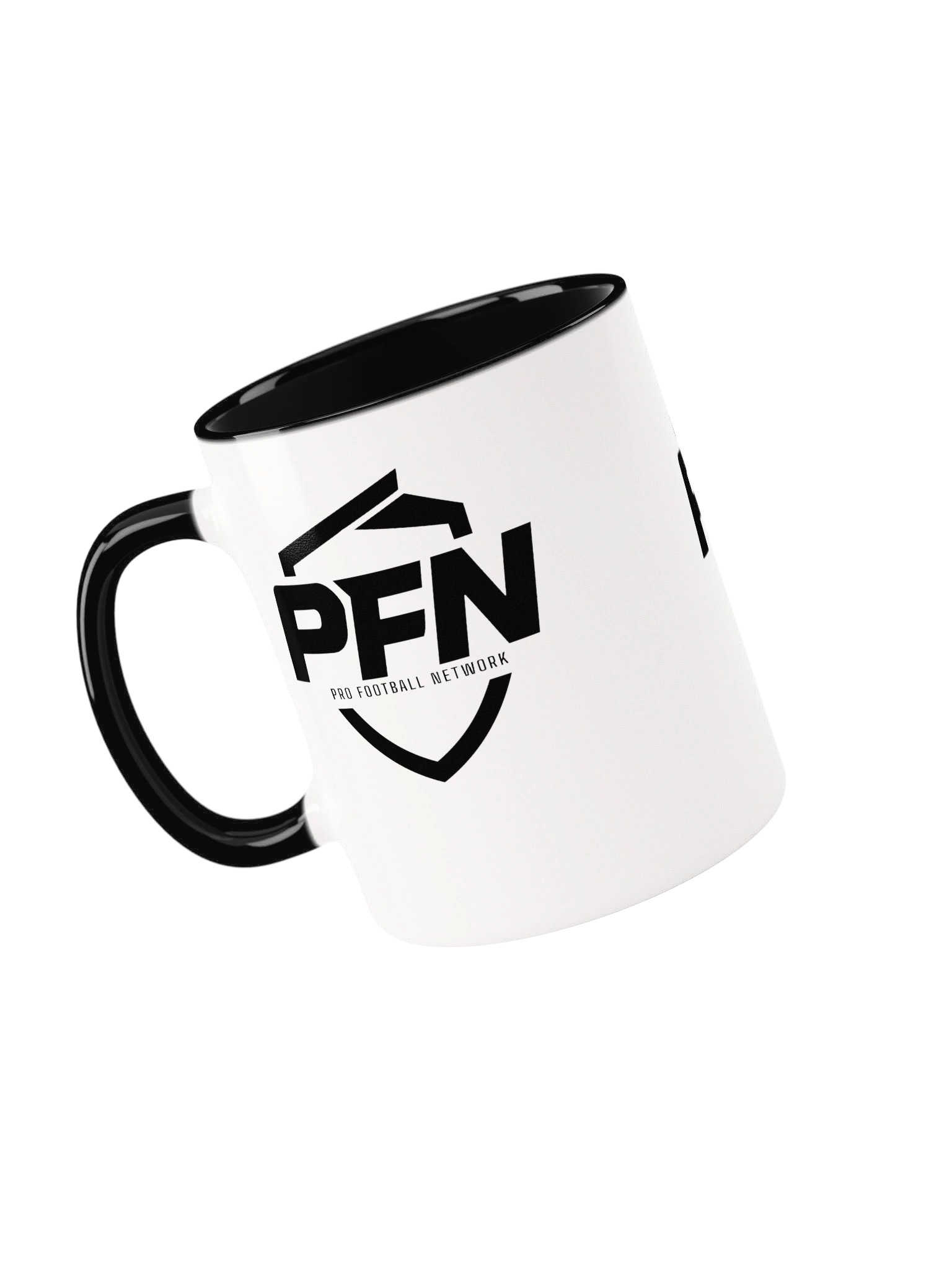 PFN White/Black Coffee Mug product image (3)