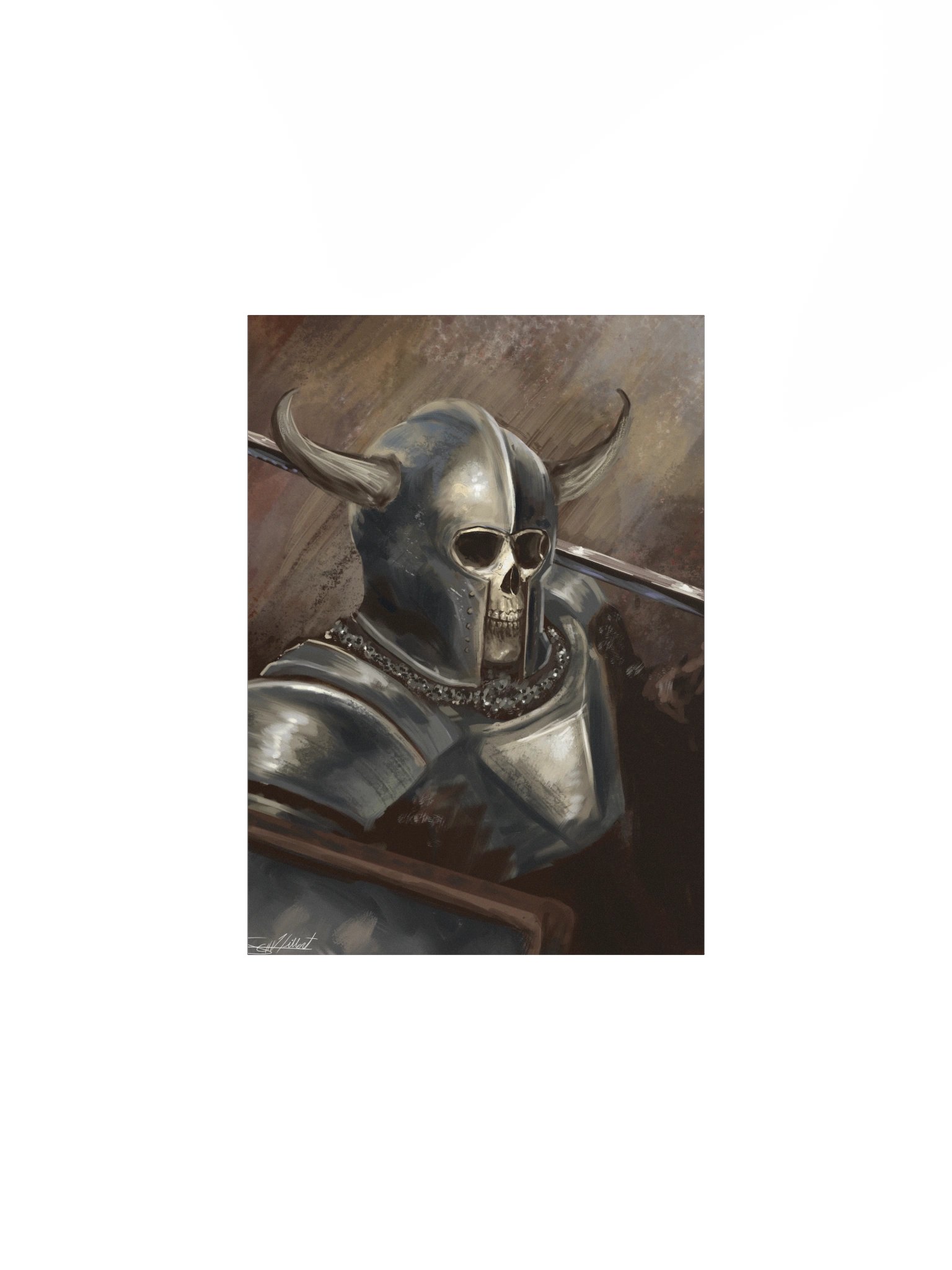 Undead Knight Print product image (2)