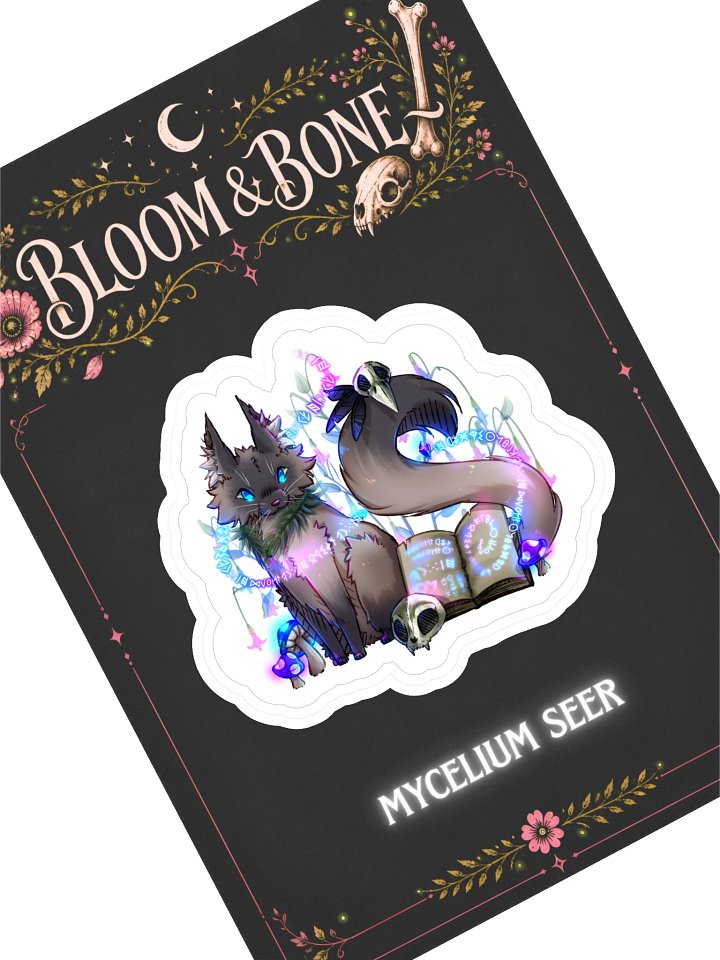Bloom & Bone | Mycelium Seer Sticker product image (2)