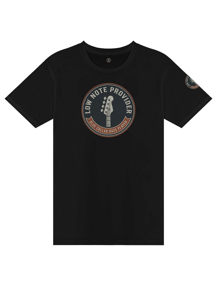 Low End Provider – Workwear‑Inspired Bass Badge Tee product image (1)