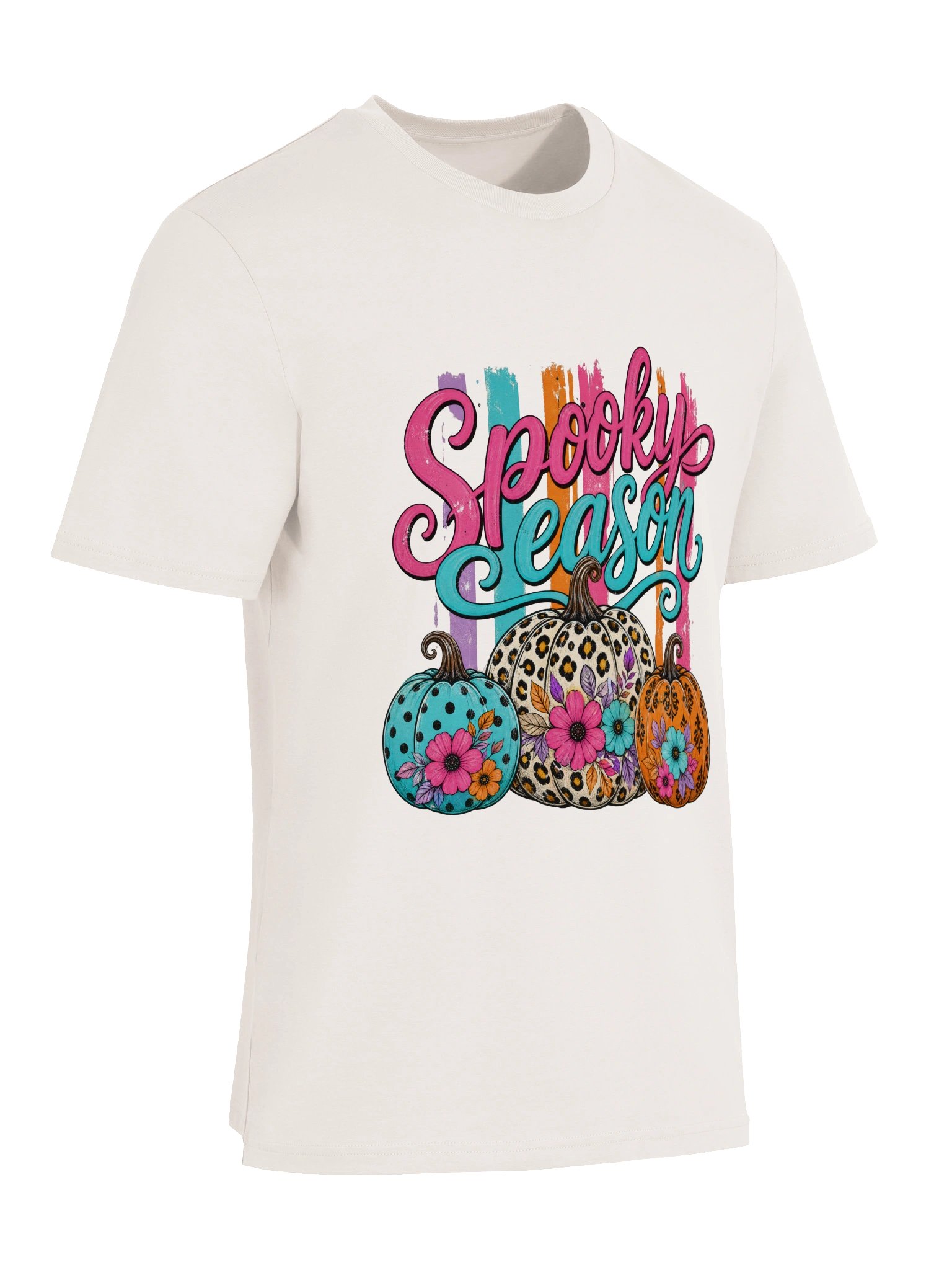 Spooky Season Leopard Pumpkin T-Shirt | Cute Halloween Graphic Tee | Cozy Fall Shirt | Autumn Pumpkin Tee | Unisex Halloween Shirt product image (3)