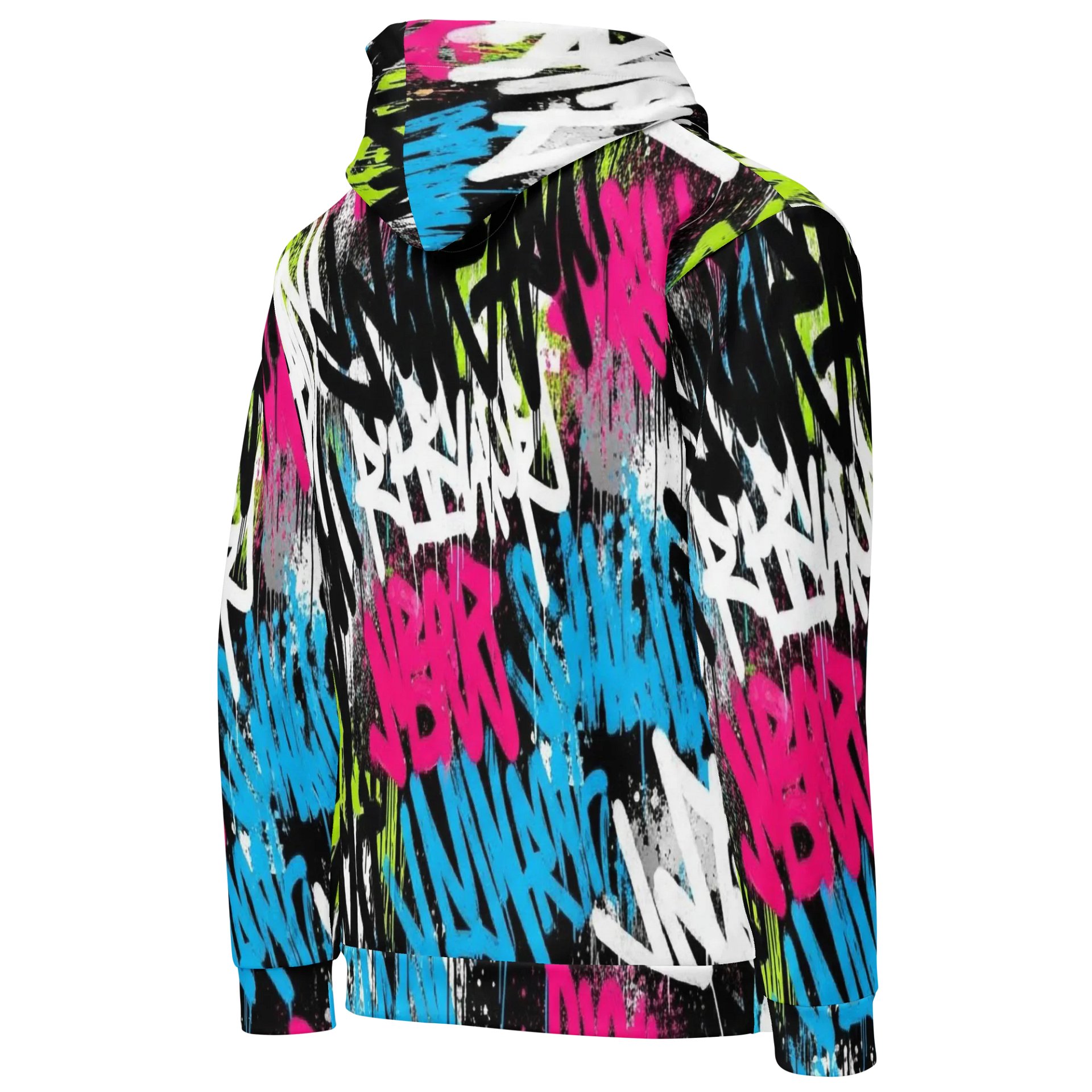 Color Clash Graffiti Hoodie product image (9)